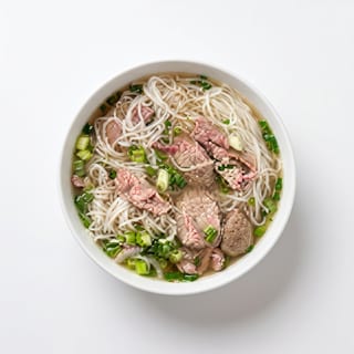 B3. Rare Steak and Meatball Pho Bowl
