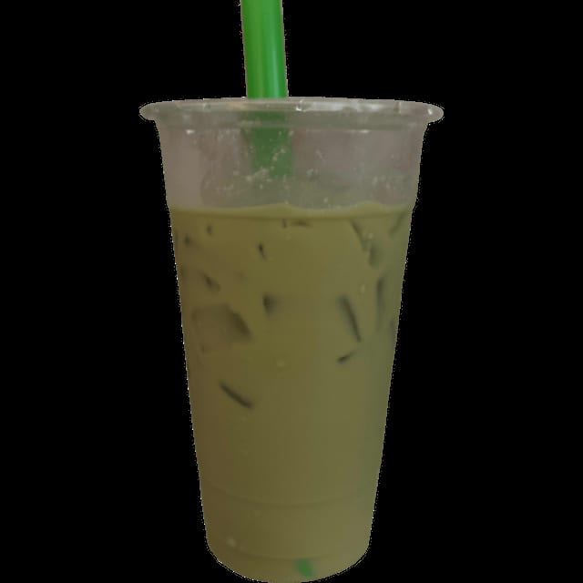 Green Ice Milk Tea.