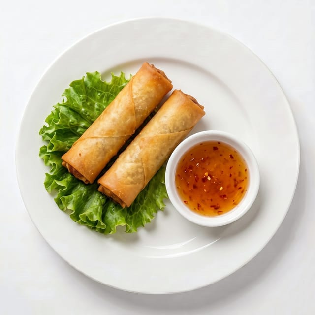 A4. Vegan Egg Rolls.