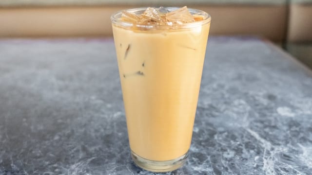 Ice Coffee with Condense Milk.