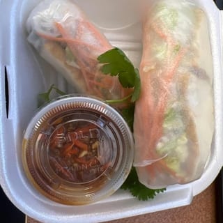 A2. Vegetarian Spring Rolls (2 Pcs)