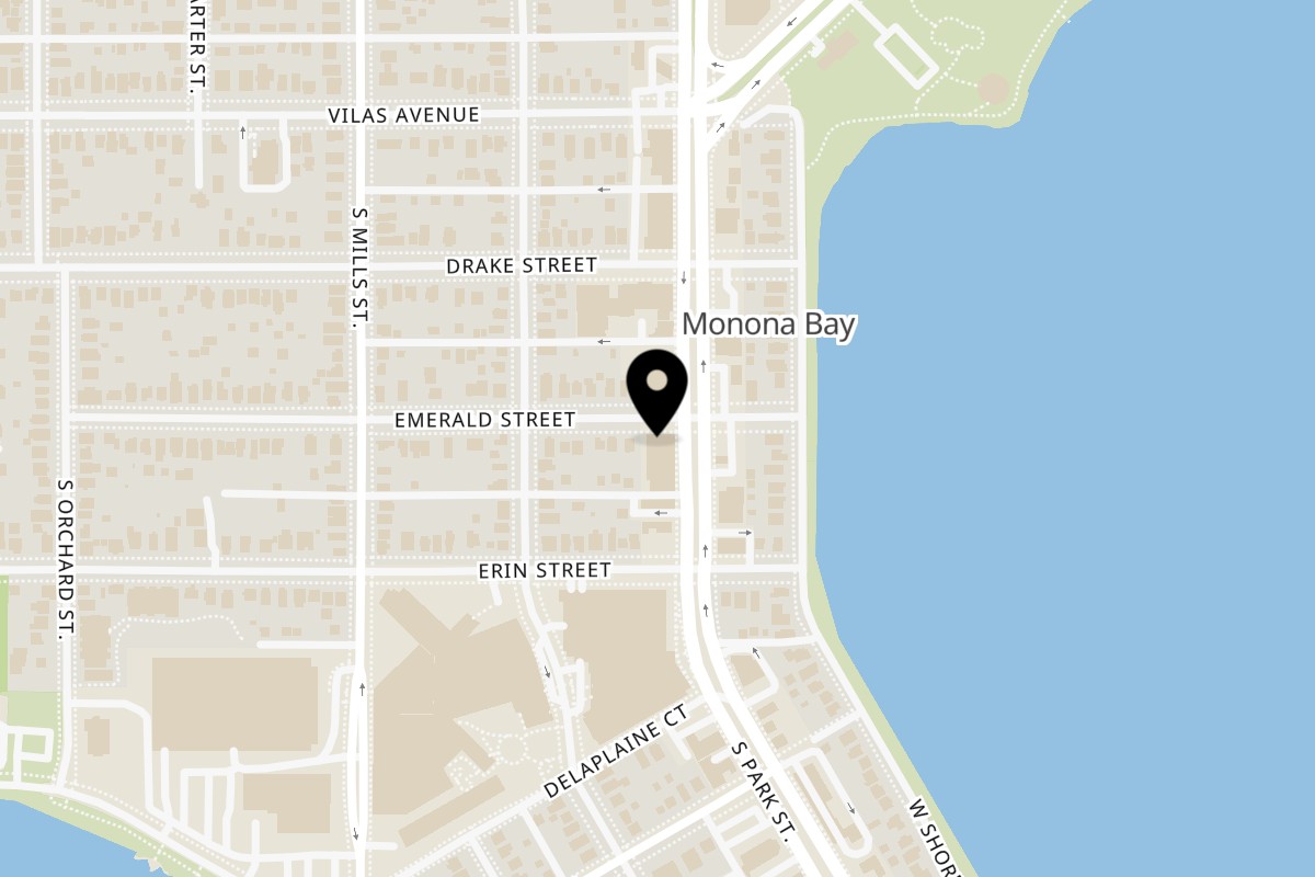 Map showing the location of Sunny Pho on 602 S Park St in Madison